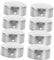 Garneck 8pcs Handrail End Caps for Staircase End Caps for Handrails Handrail Fittings Handrail End Caps Stainless Steel Handrail End Caps (45mm)