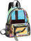 TINYAT Transparenter Damenrucksack, wasserdicht, Super-PVC, lässiger Rucksack, modischer Rucksack, Damen, Einkaufen, Dating, T9051, Bunt, 9051