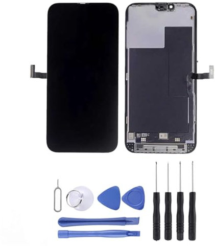 Visiodirect Ecran Complet Compatible avec Iphone 13 Pro Taille 6.1 vitre Tactile + Ecran LCD + kit Outils