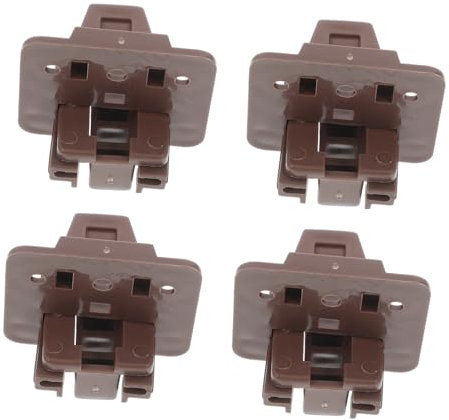 OSALADI Schubladengleiter 4 Führungen Schubladenbeschlagschiene Montagesatz Einfache Installation Für Schrank Kommode Küche