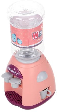 ERINGOGO Mini Water Dispenser Toy for Kids Double Faucet Drinking Water Fountain Cognitive Development Toy Safe Plastic Material Easy to Use Portable Pretend Play Toy