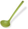 Fackelmann Mestolo in silicone, utensile da cucina per zuppe, in silicone antistatico, anima interna in acciaio, dimensioni 28,5x8 cm, Linea Oliva