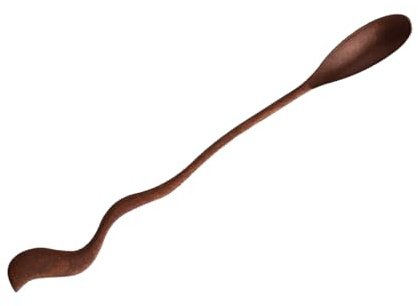 Purecopper 7.08-Inch Vintage Coffee Spoon, Hand-Forged Antique Copper Spoon, Suitable for Stirring Coffee, Milk, And Cocktails (1)