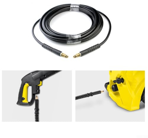 Emiif For Karcher Series Pressure Washer Hose Replacement, 5M to 15M Lengths Available, Robust and User Friendly Design (5M)
