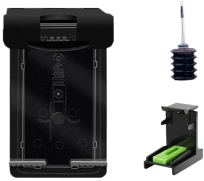 GSwReJ Kompatible nachfüllbare 304xl -Patronen Kompatibel mit Deskjet 2620 3700 3720 3752 5000 5010 5030(1Pack BK with Ink)