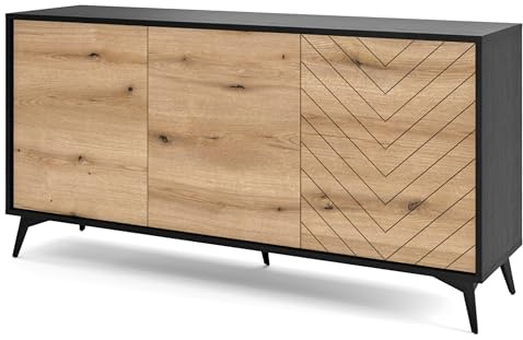 Kommode Jasper K154 - Breite 154 cm, Höhe 77 cm, Tiefe 39 cm