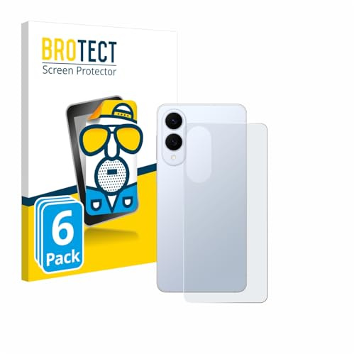 BROTECT Entspiegelungs-Schutzfolie für Samsung Galaxy S25 Edge (Rückseite) (6 Stück) Matte Displayschutz-Folie, Anti-Reflex, Anti-Fingerprint