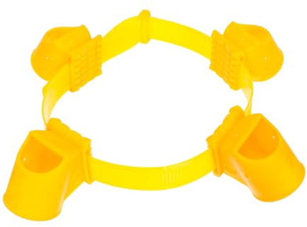 ibasenice Support de pour Arbres de Support Pratique Plastique Vent avec Coupelles et Sangle pour Fixation et Protection des Arbres