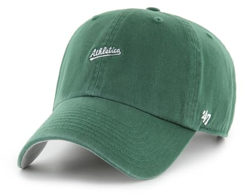 '47 Oakland Athletics MLB Clean Up Baserunner Script Grün Verstellbare Cap One-Size