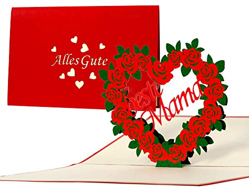 Geburtstagskarte für die Mama, Karte zum Muttertag, besonders, ausgefallen, Geschenkidee, Muttertagsgeschenk oder für Dankeschön, Geschenke, originelle Dankeskarte Mutter, G17