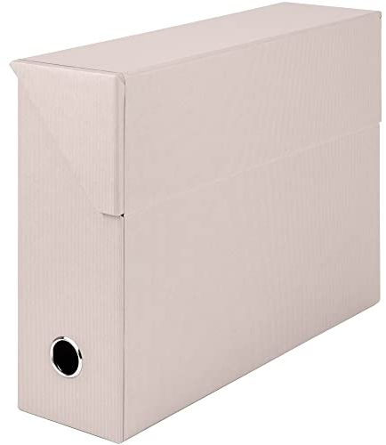 Rössler SOHO Archivbox A4 |Aufbewahrungsbox mit Deckel | Boxen Aufbewahrung | Schachtel mit Deckel | Aufbewahrung & Organisation | bad organizer | 335 x 95 x 255 mm | 1 Stück | Farbe: Rosa | Powder