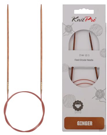 KnitPro Ginger Fixed Circular Needles 47 (120cm) | 2.50mm