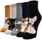 Damen Lustige Bunte Socken aus Baumwolle: Frauen Witzige Socken Karikatur Tier Socken Weihnachtssocken 5 Paare