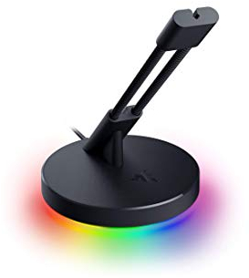 Razer Mouse Bungee V3 Chroma - Supporto Elastico per il Cavo del Mouse con Illuminazione RGB (Braccio a Molla con Ferma-Cavo ad Aggancio Rapido, Base Appesantita Antiscivolo) Nero