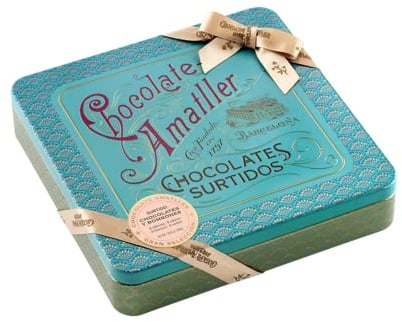 Chocolate Amatller Regalo Original (Caja Regalo Metálica Chocolates 244gr) Variados