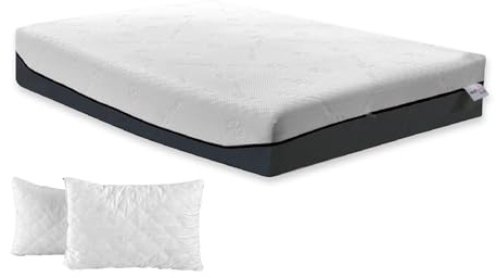 ITALYMATERASSI Tek H24 Matratze mit 1600 Taschenfederkern, Ashlar-Memory-Schaum, 7 Massagezonen mit Flockenkissen in Förderung, Medizingerät, ca. 140 x 200 cm