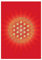 atalantes spirit Blume des Lebens Postkarten 10 Stück - Wurzelchakra, rot - Größe >A6 12 x 17,5cm - Chakrenkarten