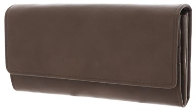 FREDsBRUDER Leder Geldbörse Jola Wallet Flappy Taupe braun