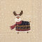 IHR Ideal Home Range - Weihnachtsservietten RUDOLPH gibt Gas Rentier Geschenke Santa Schnee red 20 St. Lunch-Servietten 33 cm x 33 cm