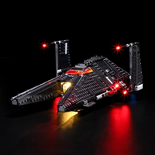 BRIKSMAX 75336 Led Licht für Lego Die Scythe – Transportschiff des Großinquisitors - Compatible with Lego Star Wars Bausteinen Modell - Ohne Lego Set