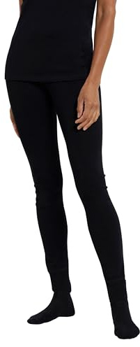 Mountain Warehouse Merino Womens Base Layer Pants | Lightweight & Comfortable Thermal Trouser with Elastic Waistband, Antibacterial & Quick Dry Warm Skins, For Winter & Layering