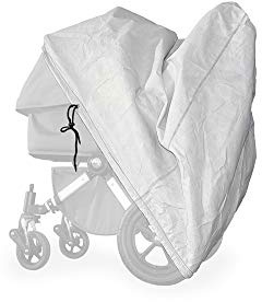 softgarage buggy softcush lichtgrau Zwillingskinderwagenabdeckung für vidaXL Geschwisterwagen