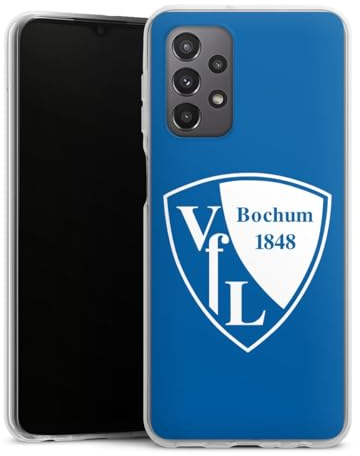 DeinDesign Silikon Hülle kompatibel mit Samsung Galaxy A23 5G Case transparent Handyhülle Offizielles Lizenzprodukt VFL Bochum Bundesliga