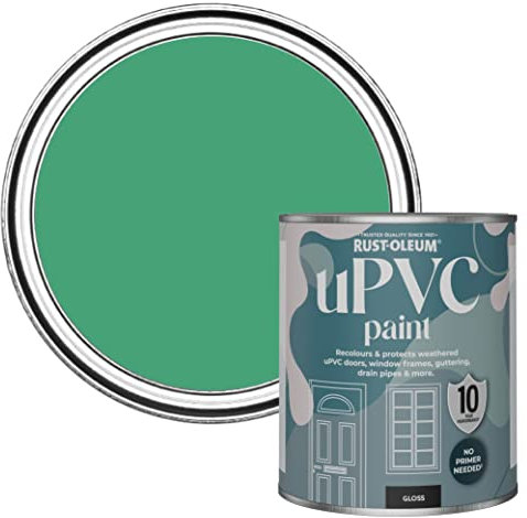 Rust-Oleum Green uPVC Door and Window Paint In Gloss Finish - Emerald 750ml