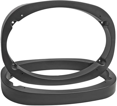 NuIth 6X9 Universal Plastic Vehicle Speaker Spacer Ring Adapter, 6x9 Inch Car Speaker Spacer Mounting Bracket Adapter Refit Audio Speaker Mat, 1 Pair