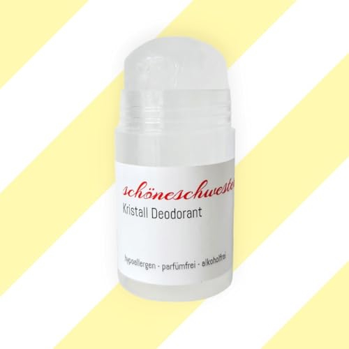 Kristall Deodorant Alaun – Natürliches, veganes Mineraldeo, parabenfrei & ohne Chemie – Langanhaltender Frische-Schutz für empfindliche Haut