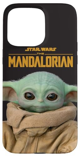 iPhone 15 Pro Max Star Wars The Mandalorian Logo and Grogu Case