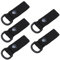 Amsixo 5 Stück Gurtband Befestigungsgurt mit D-Ringen für Rucksack Karabiner Nylon Gurt Schlüsselhalter mit D-Ringen Gurtband Gurtband Befestigung