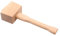 Maillet en bois marteau sculpteur en bois malaxer en bois de berce