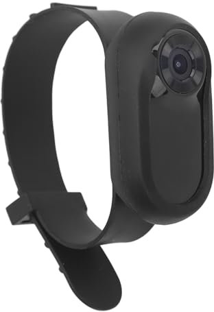 Collar de Cámara para Gatos, Cámara para Mascotas WiFi con Rastreador de Gatos HD 1080P, Admite hasta 128 GB, Mini Cámara de Acción, Collar para Perros, Cámara para Gatos,