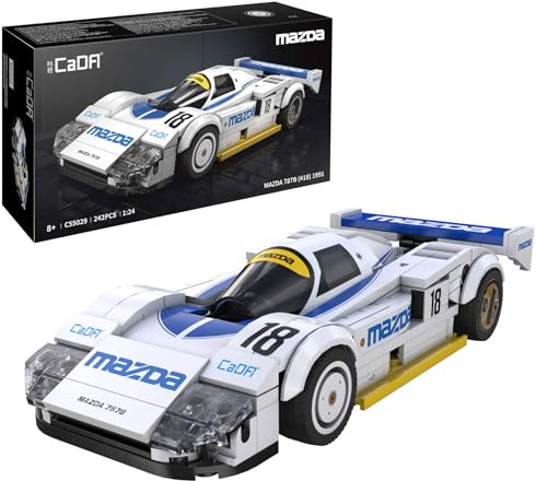 CaDA Mazda 787B Japanischer Rennwagen - 242 Teile - Selbstbaustein Baustein Modell C55029W