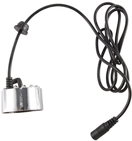 iFutniew Mini brumisateur 12 LED pour fontaine à eau et brouillard pour bassin et humidificateur d'air pour Halloween, Noël