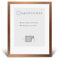 RahmenMax Skane Bilderrahmen Posterrahmen 50x70 cm Standard Formate Kupfer Dekor RW Weiss Kunstglas klar