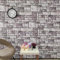 Somanki 3D-Wandpaneele 10 STK. Hellgrau Backstein-Optik EPS, Deckenpaneele, Wall Panel, Wandverkleidung, Wandgestaltung, Wanddeko, Dekorative Wandpaneele