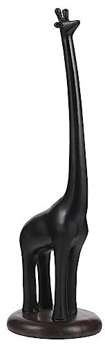 ETHZZLE Elegant Desktop Roll Napkin Standing Holder Giraffe Paper Towel Holder Bathroom Tissue Rack Safe for Boys and Girls
