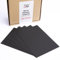 PresentFill® - blanko Postkarten Tonkarton Schwarz, Papier-Karten Set 100 Stück 210 g/m² -DIN A6-105 x 148 mm zum Selbstgestalten, beschriften oder bedrucken als Bastelkarton, Karteikarten