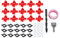 15 Sets Geflügel-Nippeltränke, Hühnertränke-Nippel-Set, Einfache Gewindelose Installation mit Edelstahl 304 für Küken, Wachteln, Hühner