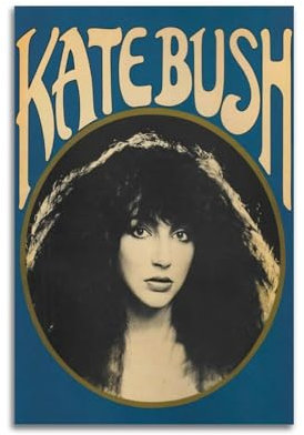 HURRGARS Kate Bush Poster, Wandkunst, Cover, Zimmer, Vintage, ästhetisches Poster, dekoratives Gemälde für Wohnzimmer, Schlafzimmer, elegantes Poster, 30 x 45 cm, ungerahmter Stil