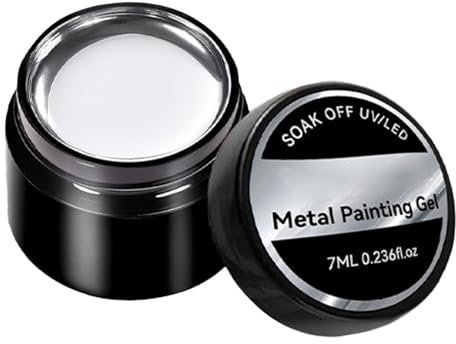 Chrome Nail Polish - Silver Metal Gel Polish, High-Shine Reflective Nail Lacquer | 3D Mirror Effect Nail Paint, Long-Lasting Metalliic Manicure Gel, Smooth Quick-Dry Nail Coating For Stylish Nails