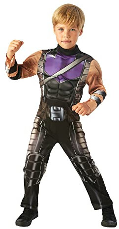 Rubies Official Marvel Avengers Hawkeye Deluxe Child Costume, Child's Size Large, Age 7-8 years Height 128 cm Halloween