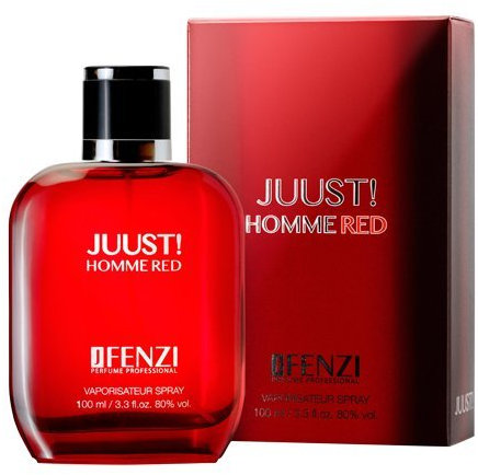 JFenzi Juust Homme Red Men Eau de Parfum 1er Pack (1x100ml)