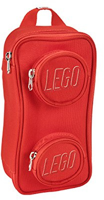 LEGO Kids Brick Pouch, Red, One Size, Brick Pouch