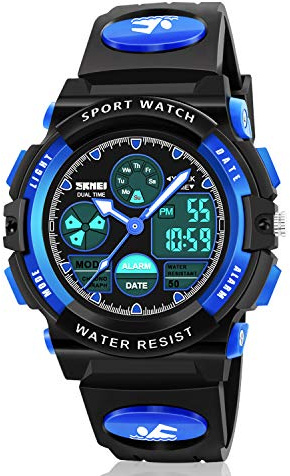 Boy Digital Watch Gifts for 5-15 Year Old Boys Girl Teen, Sports Watch Toys for 6-16 Year Old Boy Girl Present for Kids Age 6-16