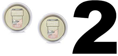 Yankee Candle 2 Sage & Citrus Scenterpiece Easy Meltcup Wax Melt Cup (NET WT 2.2 OZ | 61g Each)