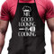 Shirtoo Kochschürze Mr. Good Looking is Cooking - Lustiges Geschenk für Männer und Hobbyköche zum Geburtstag oder zu Weihnachten