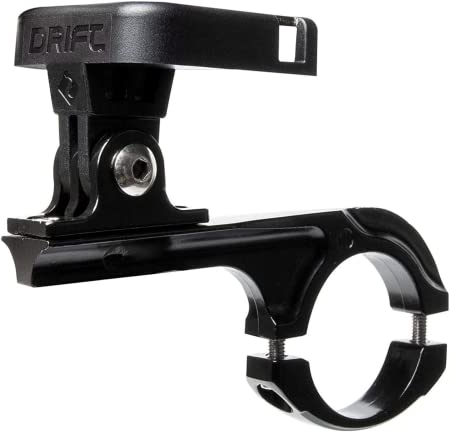 Drift Innovation Handlebar Mount 2.0 - Einfach zu montieren. Stahl-Kamerahalterung mit Gummiunterlegscheiben. Drift Kamera Zubehör für Ghost X, XL, XL Pro